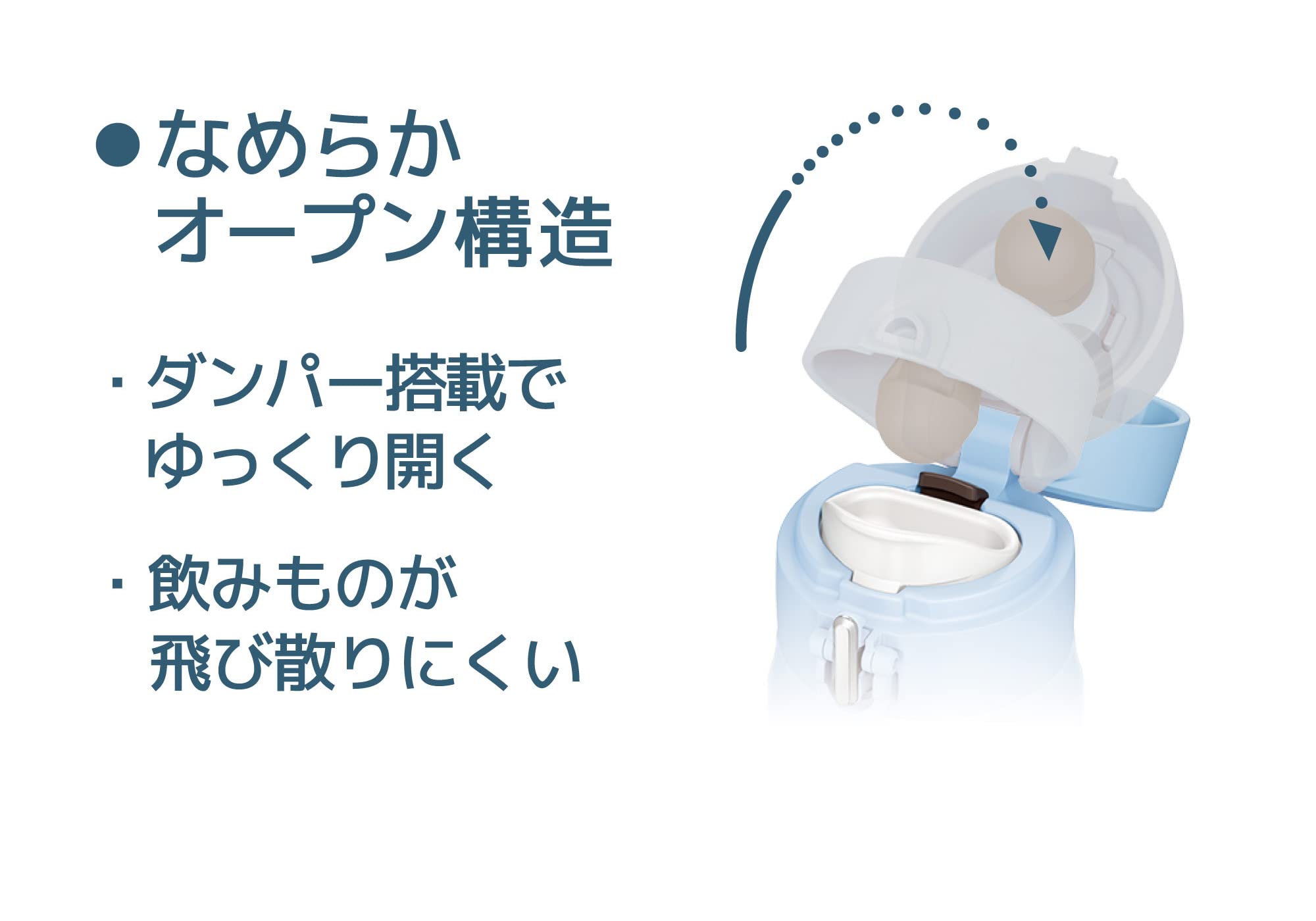 Thermos Light Blue 500ml Vacuum Insulated Portable Mug Joh - 500 Lb