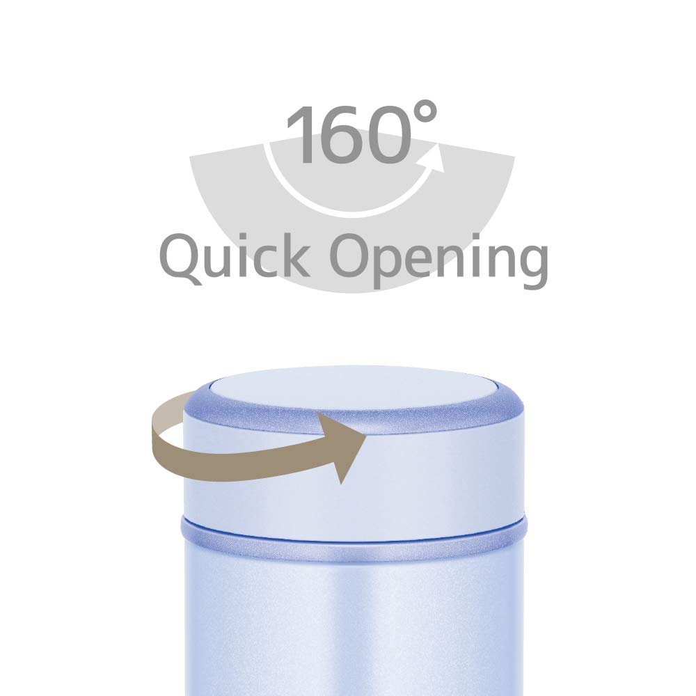 Thermos Light Blue Portable Mug 250ml - Vacuum Insulated Jog - 250 LB