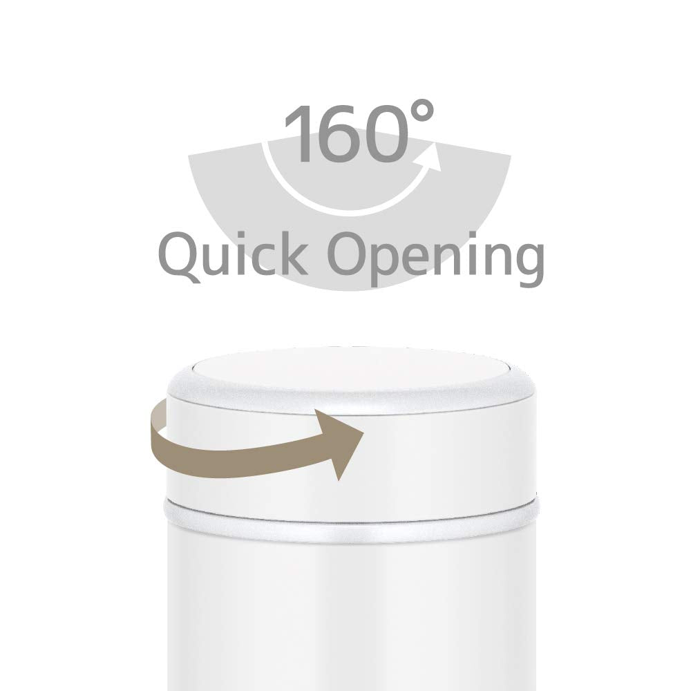 Thermos Matte White 500ml Vacuum Insulated Portable Mug - Jog - 500 Mtwh