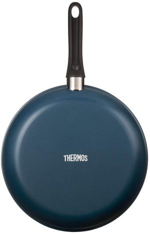 Thermos Navy 20cm Lightweight Frying Pan Durable Non Stick Gas Fire Model Kfd - 020