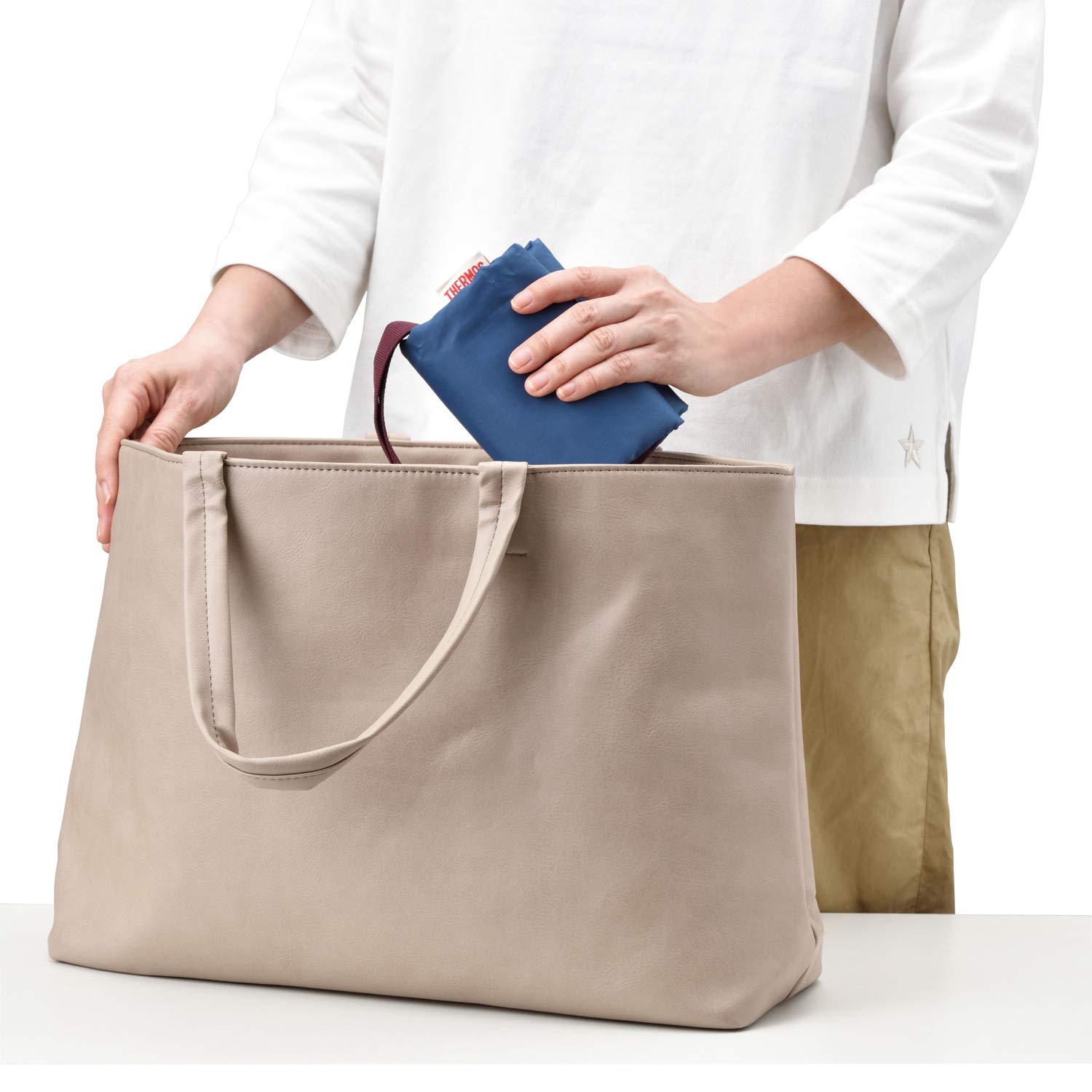 Thermos Navy Cooler Shopping Bag 12L Model Rev - 012