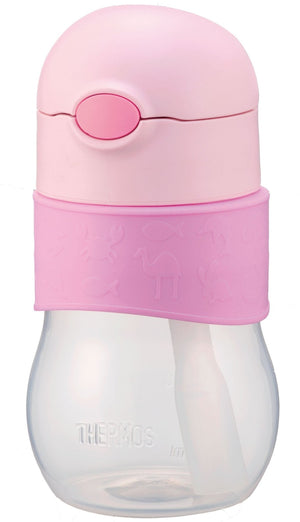 Thermos NPA - 340 Baby Straw Mug in Pink Durable and Leak - Proof