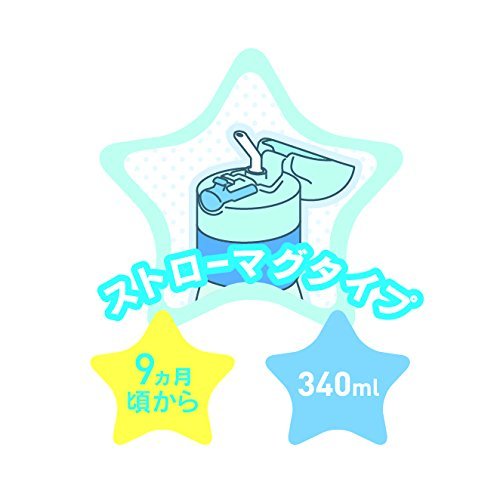 Thermos NPA - 340 Baby Straw Mug in Pink Durable and Leak - Proof