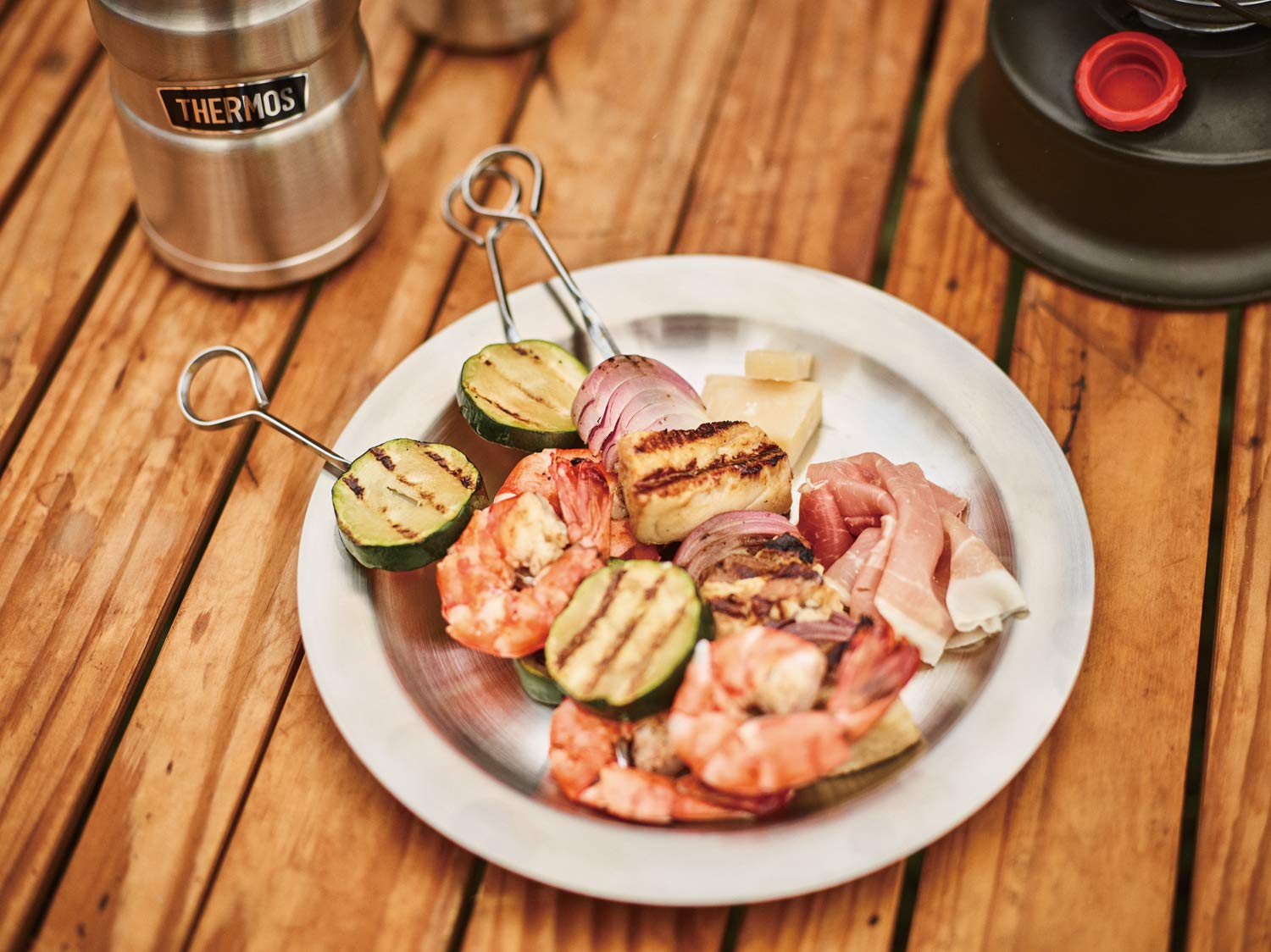 Thermos Outdoor Series 21Cm Stainless Steel Plate Model Rot - 003 S