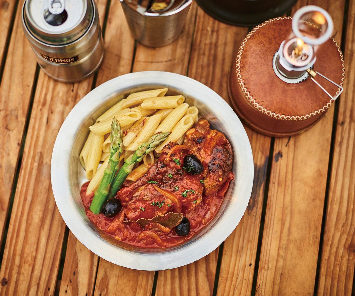 Thermos Outdoor Series 21cm Stainless Steel Vacuum Insulated Deep Plate Rot - 002