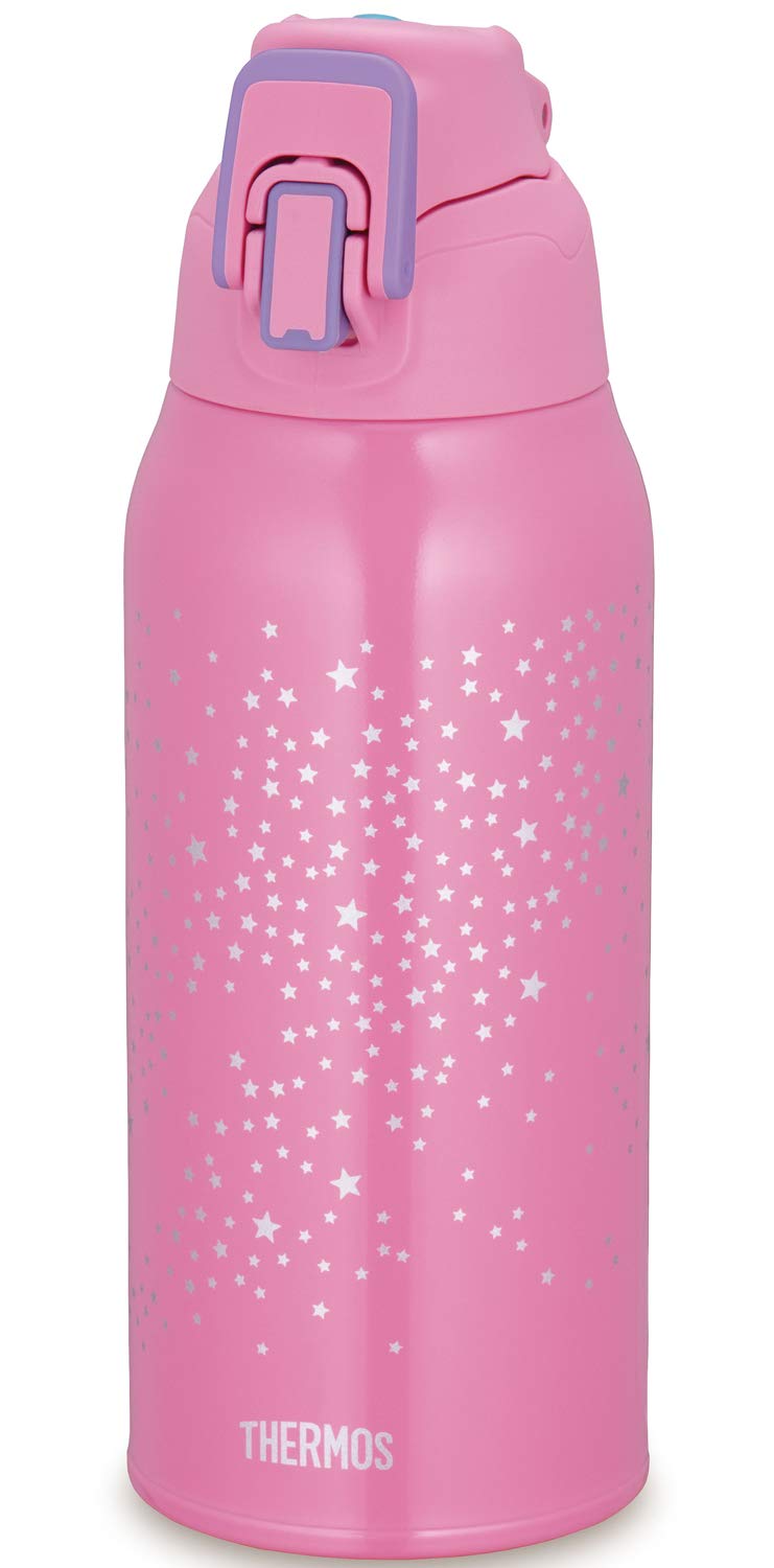 Thermos Pink Star 0.8L Vacuum Insulated Sports Bottle for Cold Storage - Fht - 801F Pkst