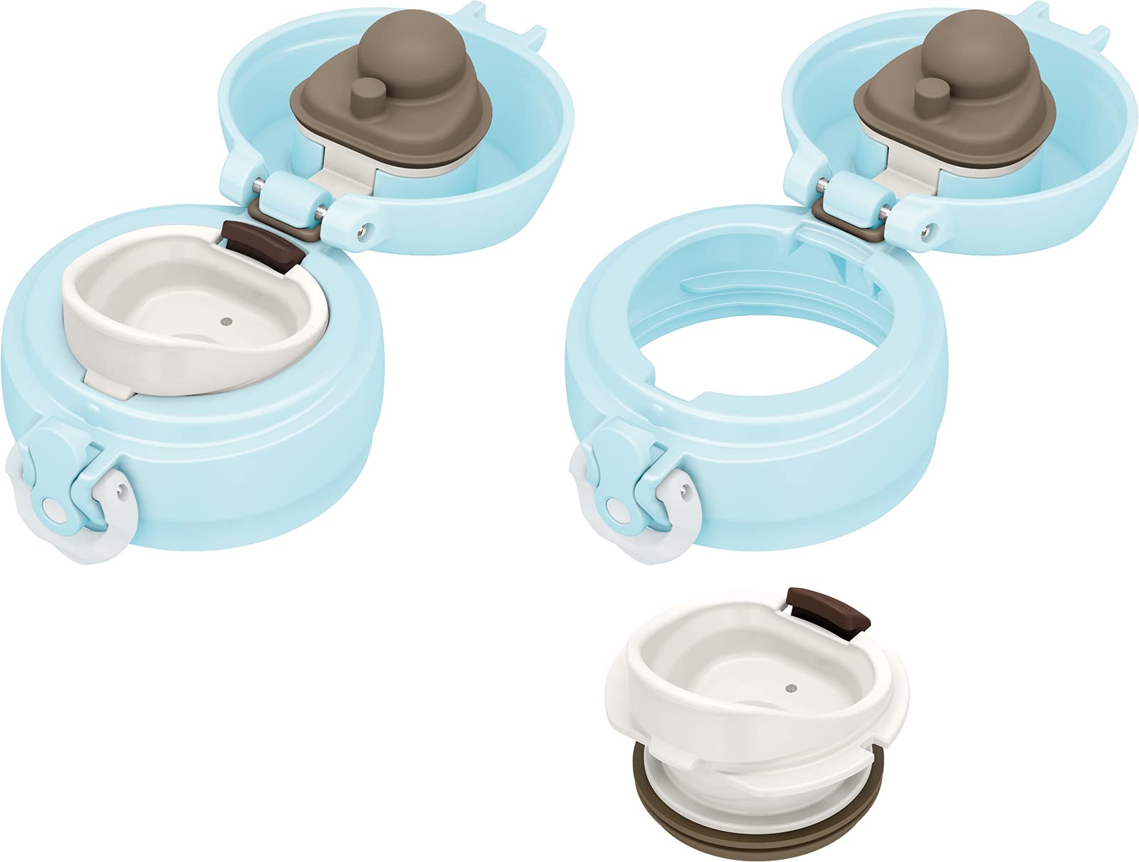 Thermos Portable Mug 500ml Snow Blue Vacuum Insulated Jnl - 505 Snbl