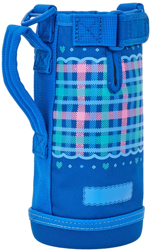 Thermos Replacement Parts 2 - Way Bottle Fho - 800Wf with Handy Pouch in Check Blue