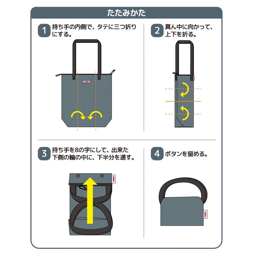 Thermos Rev - 012 Dgy Dark Gray 12L Insulated Cooler Shopping Bag