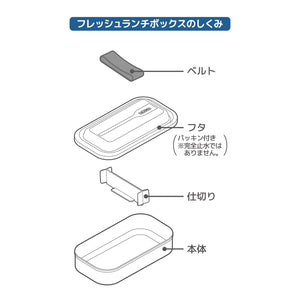 Thermos Silver Aluminum Lunch Box 800ml with Fluorine - Coated Interior DAA - 800 SL