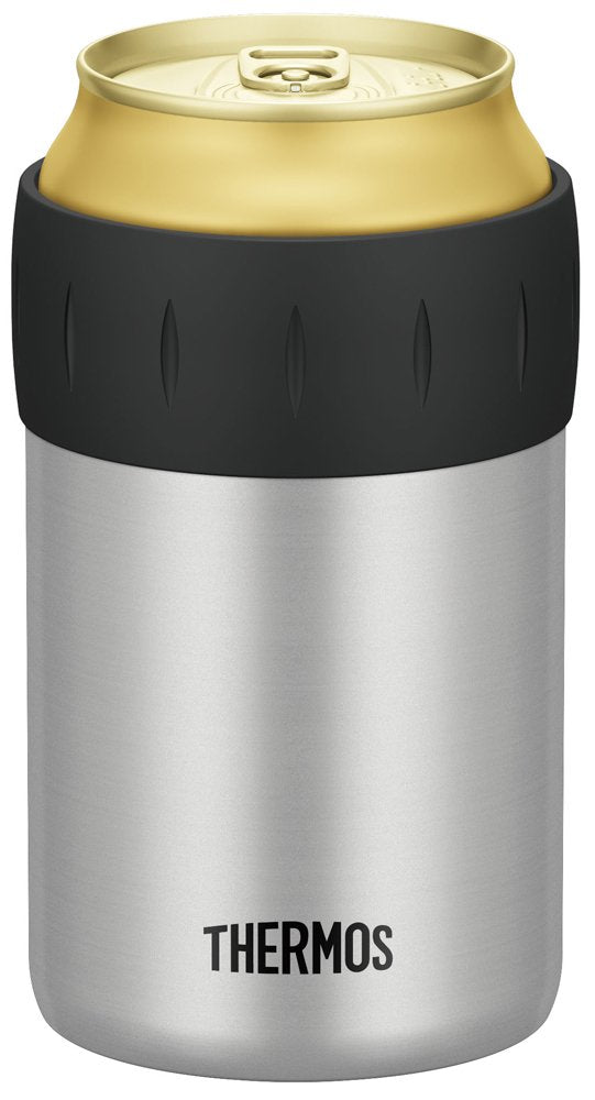 Thermos Silver JCB - 352 SL Cool Can Holder Suitable for 350ml Cans
