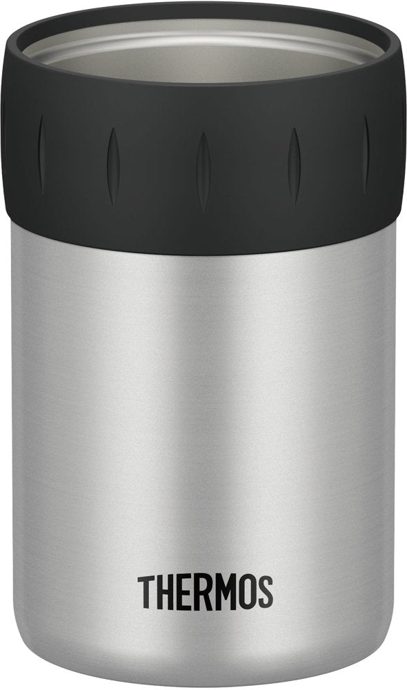Thermos Silver JCB - 352 SL Cool Can Holder Suitable for 350ml Cans