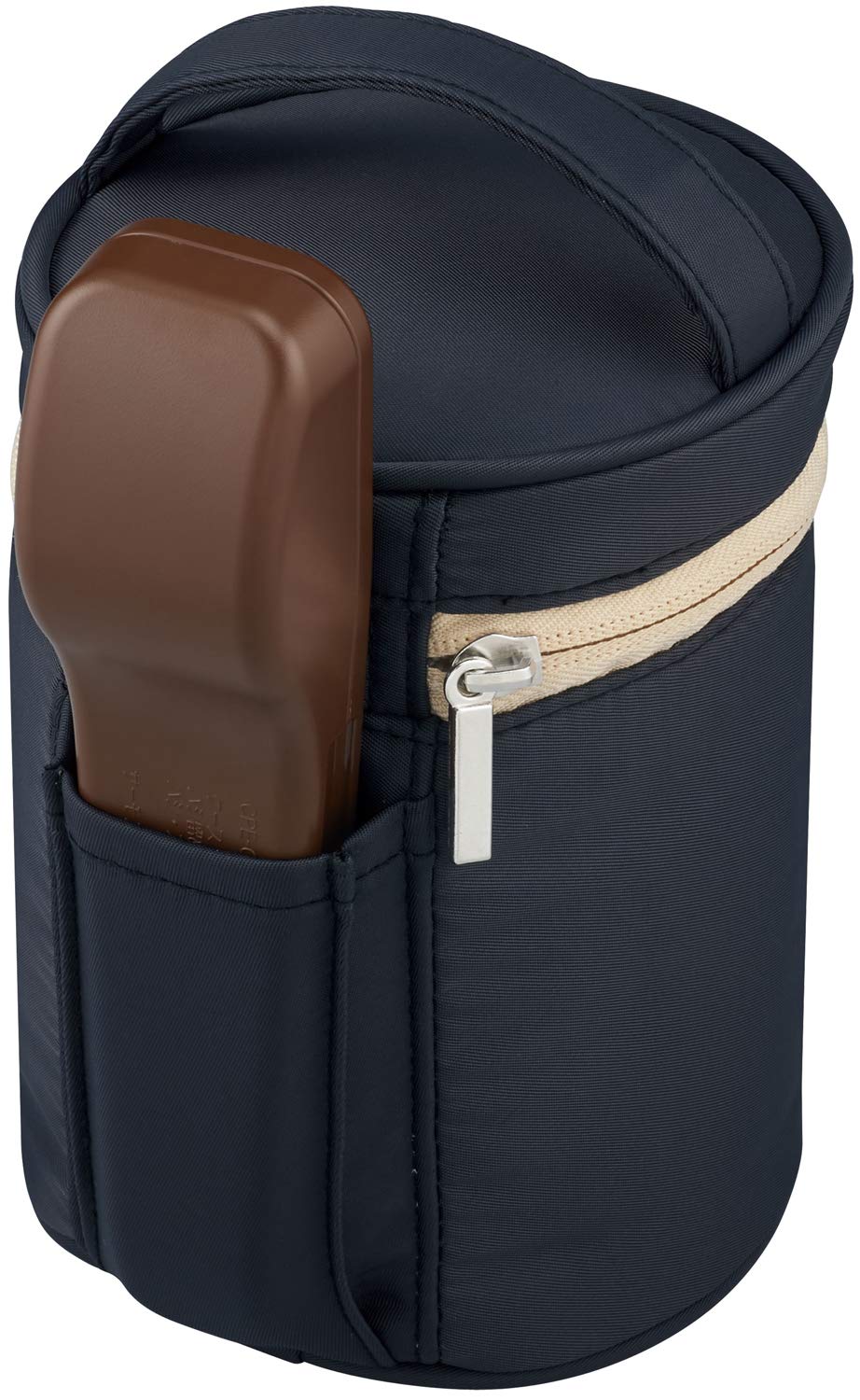 Thermos Soup Jar Pouch Black Ret - 001 Bk Japan 300 - 500Ml