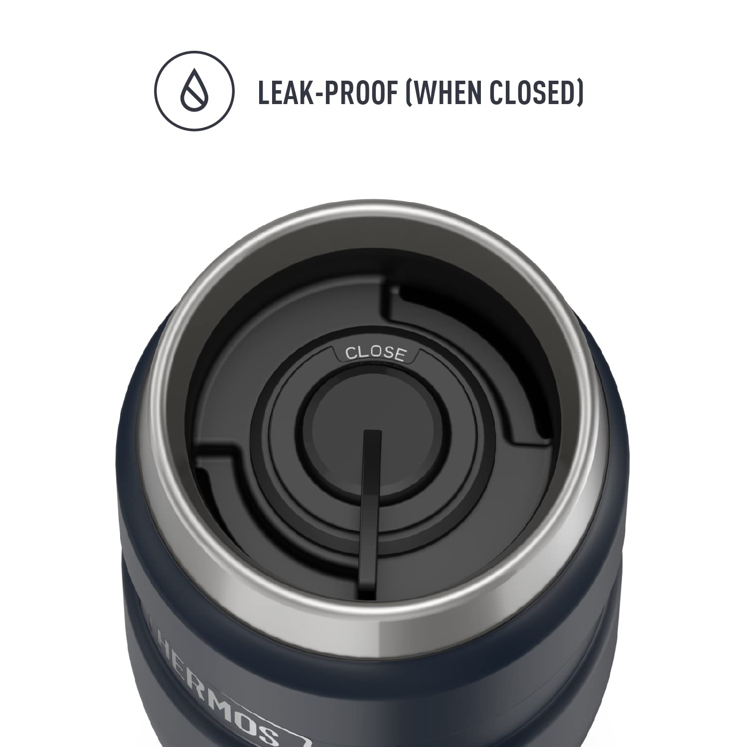 Thermos Stainless King 1 - Pack Matte Blue Travel Tumbler