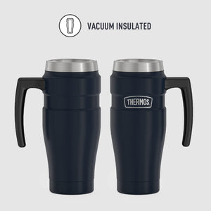 Thermos Stainless King 16Oz Vacuum Insulated Travel Mug in Matte Blue