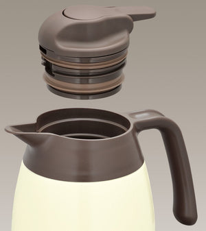 Thermos Stainless Steel 2.0L Cookie Cream Pot Thv - 2001 Ccr