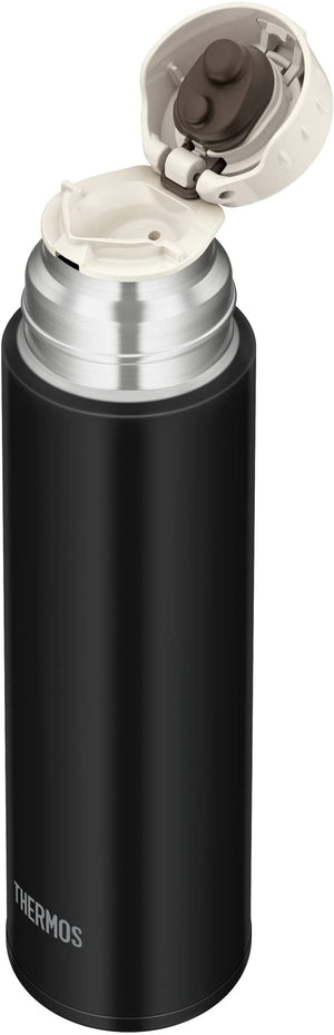 Thermos Stainless Steel Water Bottle 500ml Stone Black Cup Type - FFM - 502 STB