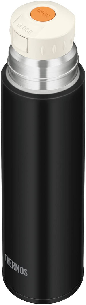 Thermos Stainless Steel Water Bottle 500ml Stone Black Cup Type - FFM - 502 STB