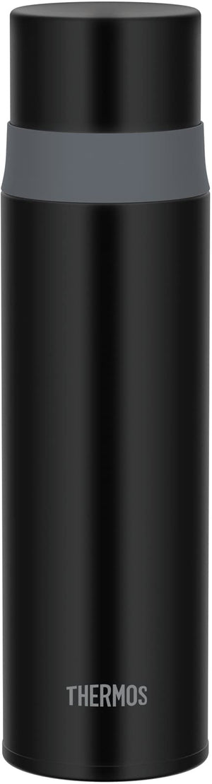 Thermos Stainless Steel Water Bottle 500ml Stone Black Cup Type - FFM - 502 STB