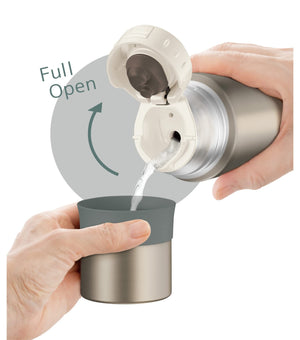 Thermos Stainless Steel Water Bottle Green Cup Type 350ml