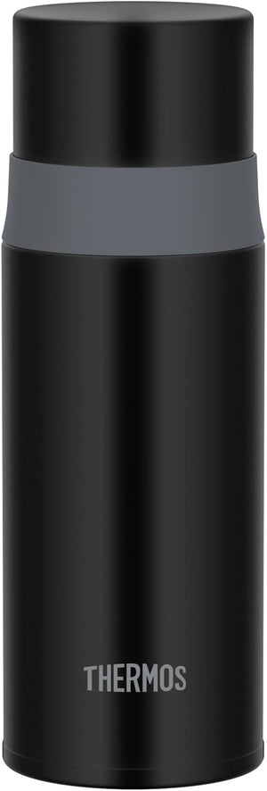 Thermos Stainless Steel Water Bottle Stone Black 350ml - Cup Type FFM - 352