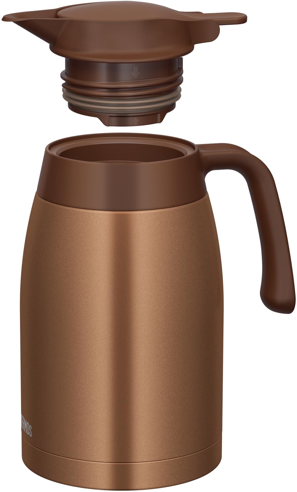 Thermos Ttb - 1501 Bwg 1.5L Stainless Steel Thermal Pot Brown Gold Insulated Flask