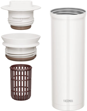 Thermos Ttd - 1000 Wh 1L White Stainless Steel Tea Pot with Bag Holder