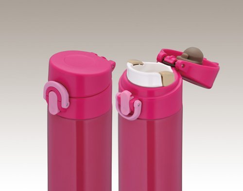 Thermos Vacuum Insulated 0.3L Mobile Mug Japan - One Touch Open Pink Jni - 300