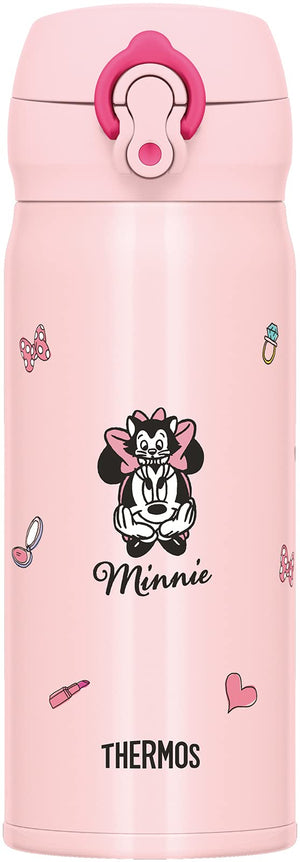 Thermos Vacuum Insulated 400Ml Portable Mug Disney Ribbon Pink Jnl - 404Ds Rbp