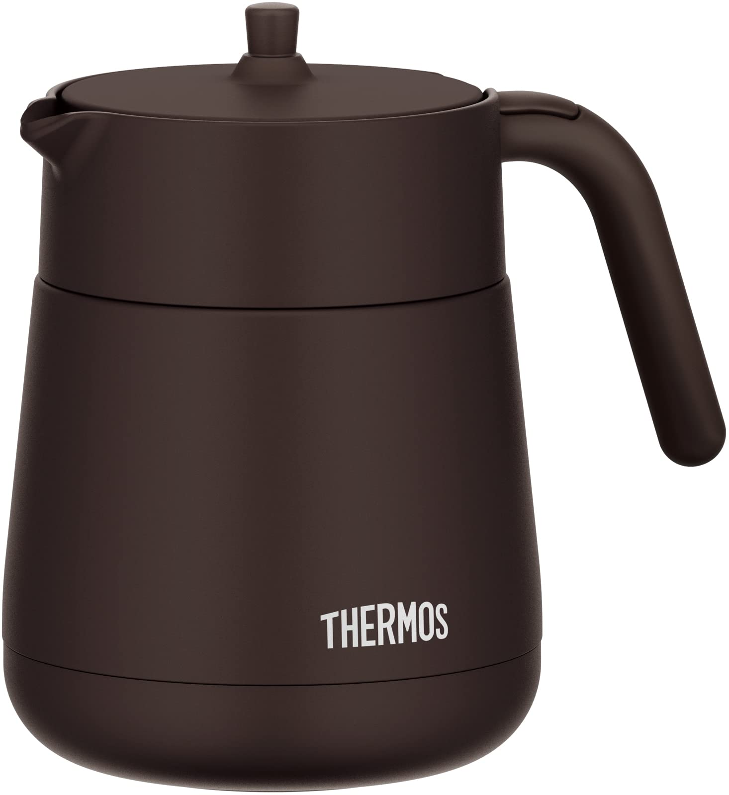 Thermos Vacuum Insulated 700ml Brown Teapot with Strainer - TTE - 700 BW