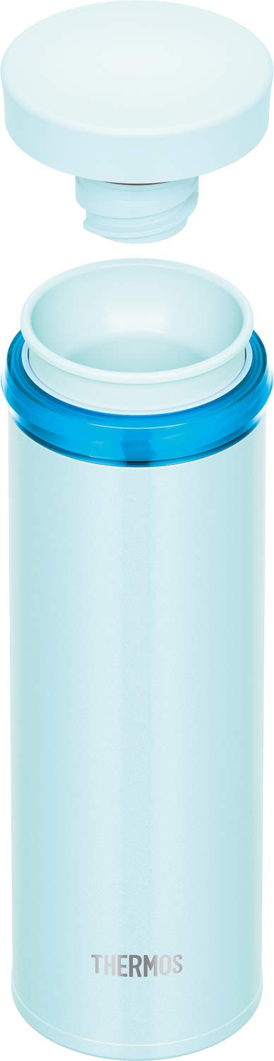 Thermos Vacuum Insulated Water Bottle Mobile Mug 350ml Shiny Blue JNO - 352 SHB