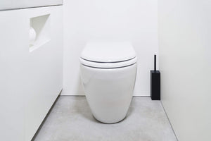 Tidy Japan Platawa Four Toilet Compact Black Cl - 665 - 521 - 0 W6.6Xd6.6Xh33Cm