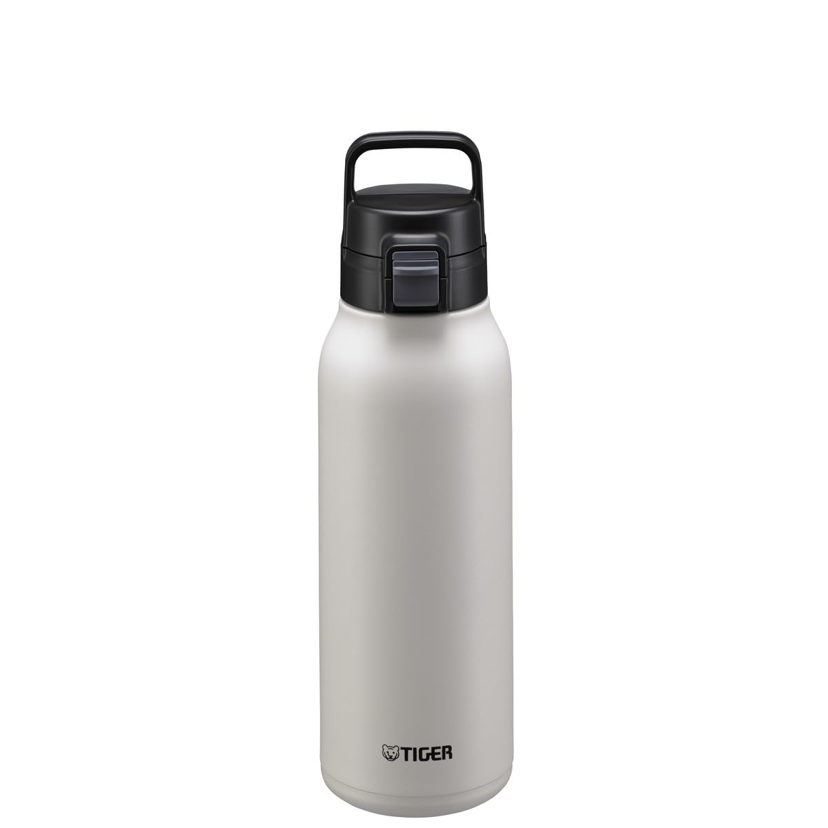 Tiger 1.2L Black Stainless Steel Water Bottle for Sports Cold Storage MTA - B120XM