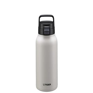Tiger 1.2L Black Stainless Steel Water Bottle for Sports Cold Storage MTA - B120XM