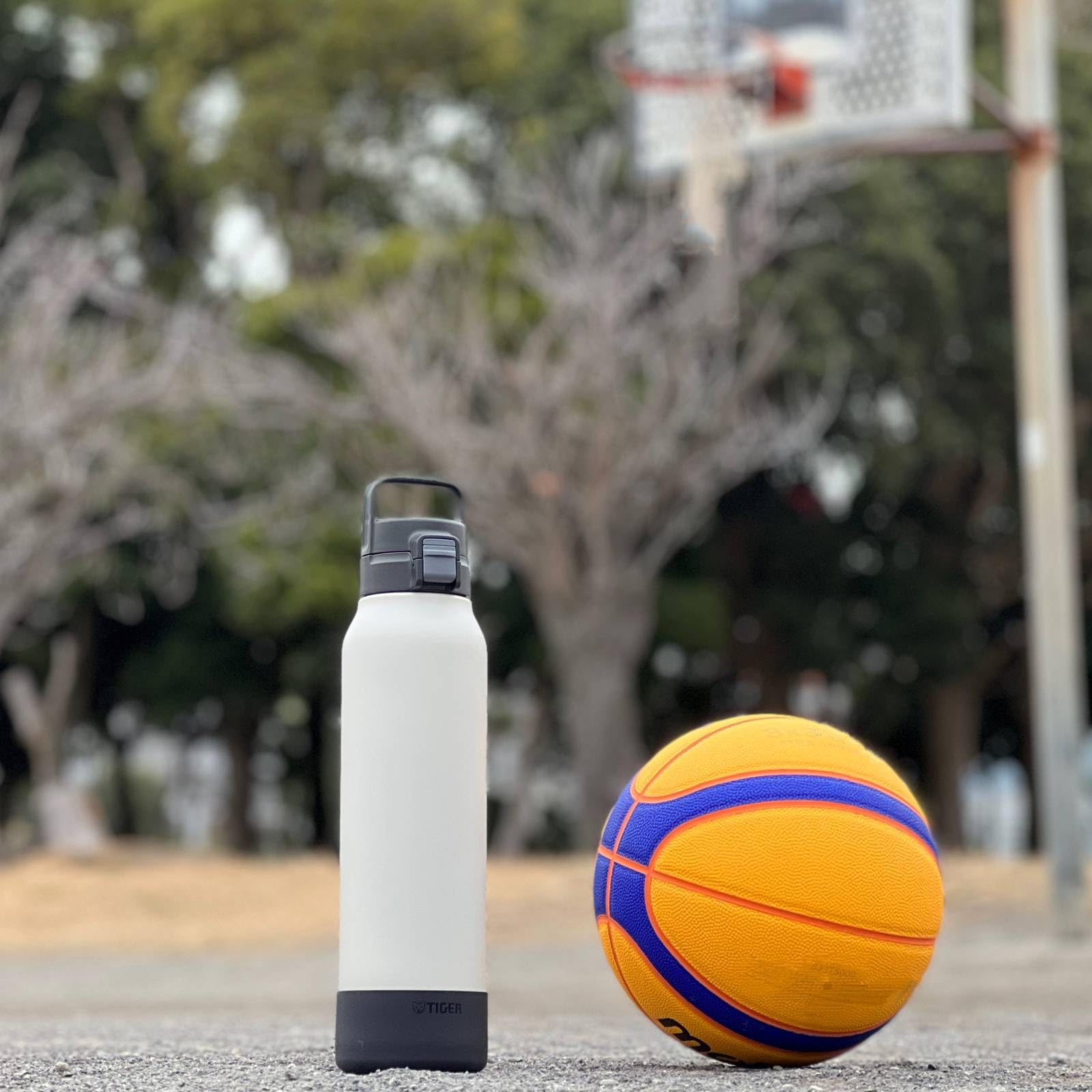 Tiger 1.2L Black Stainless Steel Water Bottle for Sports Cold Storage MTA - B120XM