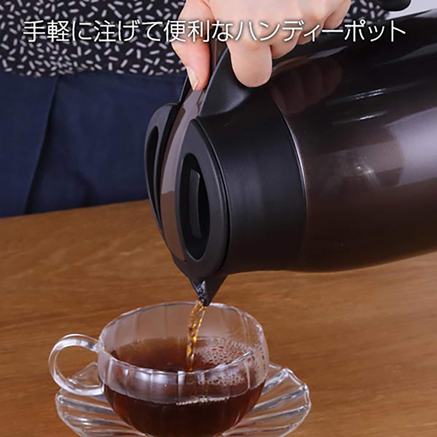 Tiger 1.2L Stainless Steel Tabletop Vacuum Flask Heat/Cold Insulation - Brown Pwm - B120Tv