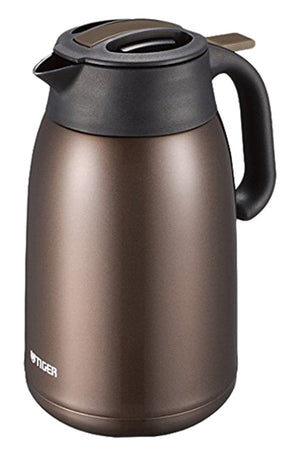 Tiger 1.2L Stainless Steel Tabletop Vacuum Flask Heat/Cold Insulation - Brown Pwm - B120Tv