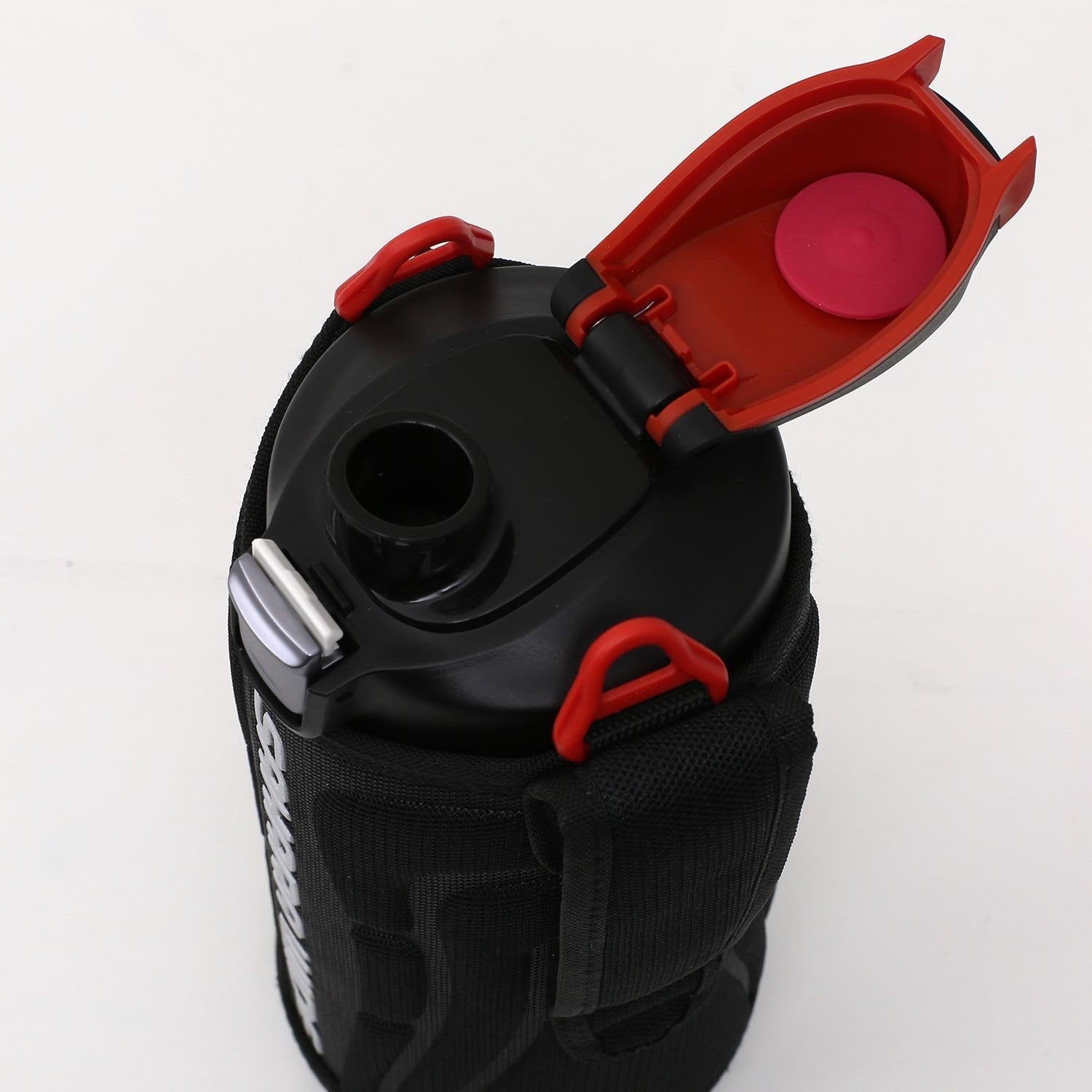 Tiger 1L Stainless Steel Sports Water Bottle with Pouch Black Mme - D100 - K