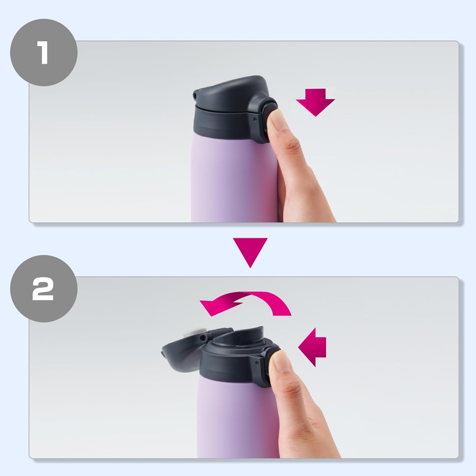 Tiger 350ml - Stainless Steel Insulated Water Bottle Hot/Cold White