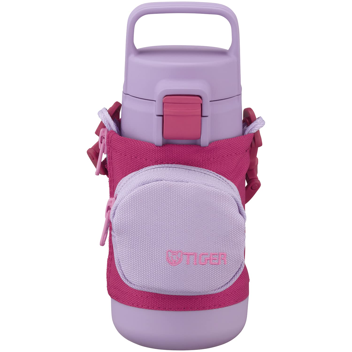 Tiger 350ml Stainless Steel Portable with Handle Wide - Mouth Dishwasher Safe Purple Plum