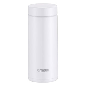 Tiger 350ml Stainless Steel Vacuum Flask Insulated Water Bottle Frosted White