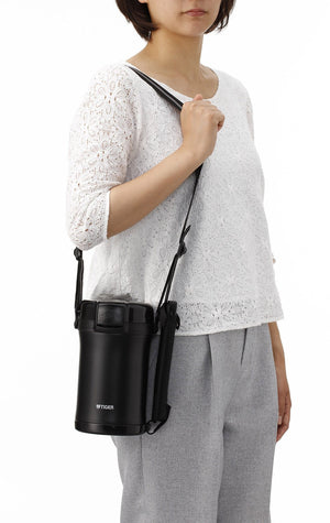 Tiger 4 Cups Stainless Steel Insulated Lunch Jar - Black