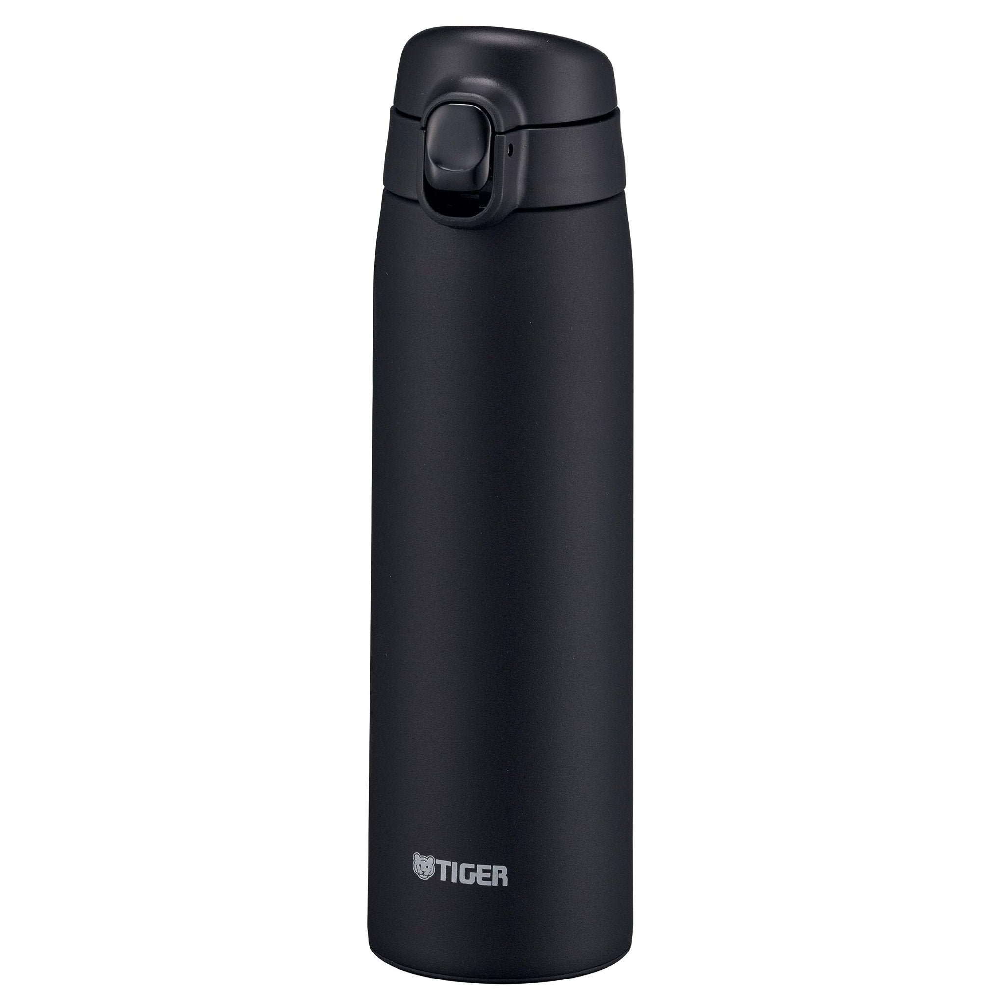 Tiger - 500ml Stainless Steel One - Touch Insulated Water Bottle Stone Black