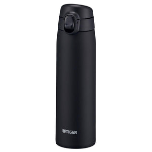 Tiger - 500ml Stainless Steel One - Touch Insulated Water Bottle Stone Black