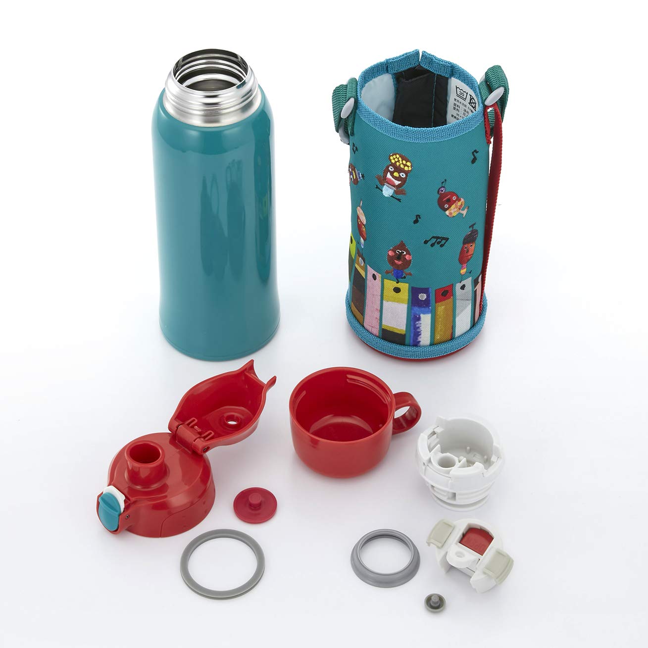 Tiger 800ml Stainless Steel Water Bottle with Direct Drinking Cup MBR - H08GGD