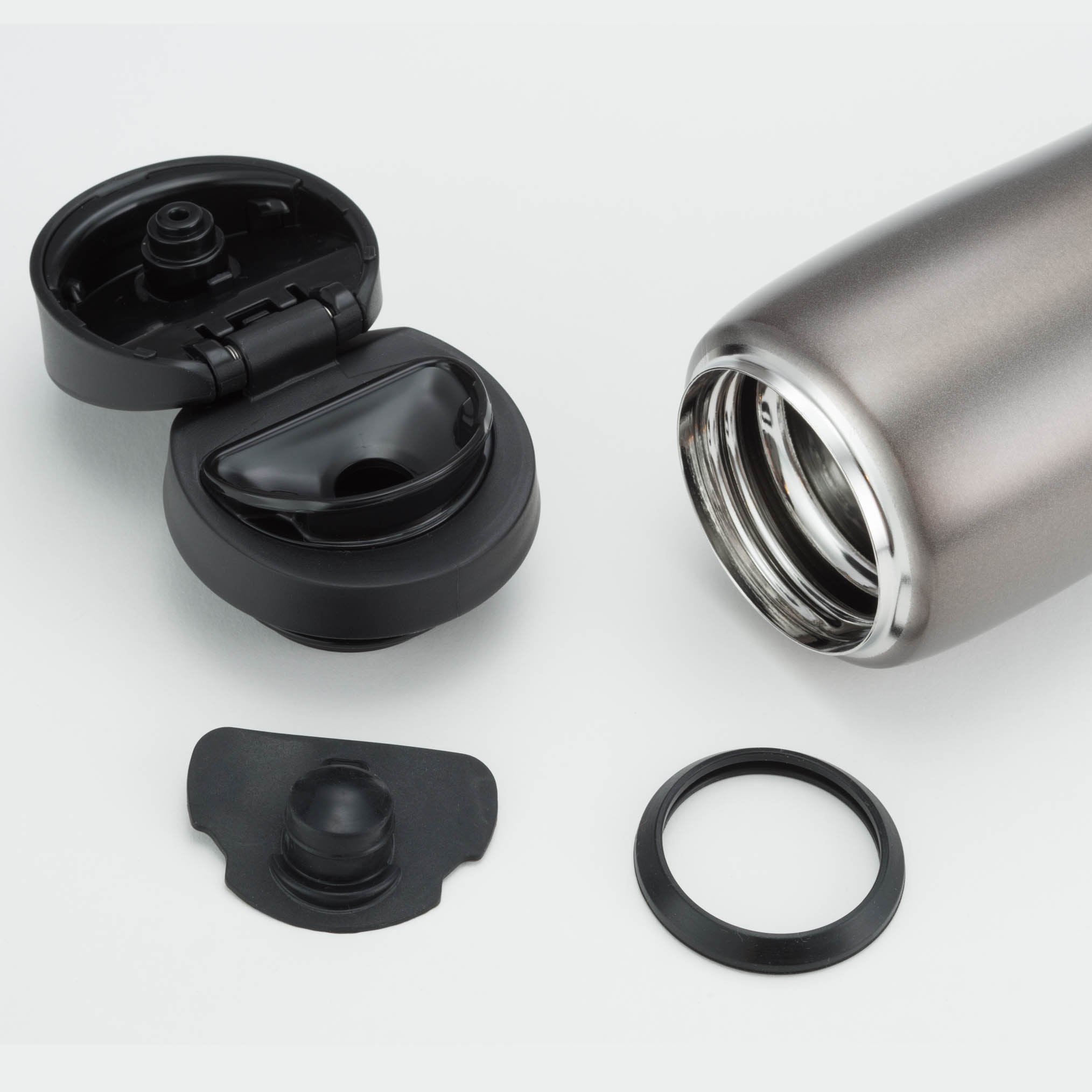 Tiger Brand Vacuum Flask - Insulated Tumbler Water Bottle 360Ml Gunmetallic