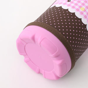 Tiger MBO - G080 - PC 800ml Stainless Steel Water Bottle with Pouch Sahara Pink