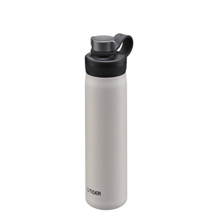 Tiger: Portable 800ml Insulated Stainless Steel Water Bottle Carbonated Drink Compatible Mta - T080Wk Eaglet White
