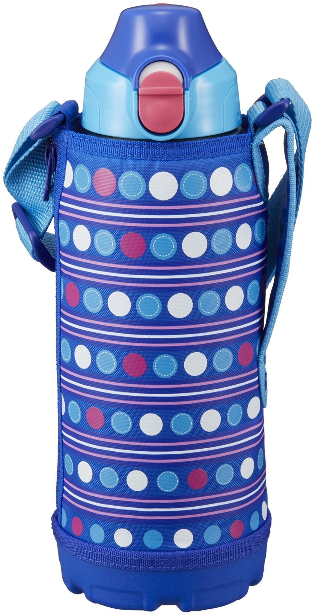 Tiger Sahara Blue Neon MBO - F080 - AN 800ml Stainless Steel Water Bottle with Cup and Pouch