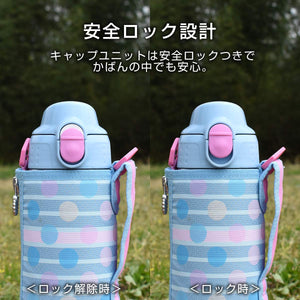 Tiger Thermos 500Ml Sahara Stainless Steel Sports Water Bottle W/ Cup Red Mbo - H050R - Japan